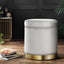 Artiss Ottoman Storage Foot Stool Round Velvet Grey