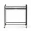 Artiss Pants Trolley Mobile Clothes Rack Clothing Stand with 30 Hangers Wheels Storage Organizer Bag