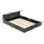 Artiss Queen Bed Frame Chenille Heavy Duty Platform Base Green 300kg Support No Box Spring Needed
