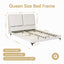 Artiss Queen Size Bed Frame with Adjustable Headboard, PU Leather