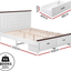 Artiss Queen Wooden Bed Frame and 2 Bedside Table Bedroom Furniture Set
