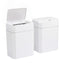 Artiss Rubbish Bin 12L 2-Pack Sensor Kitchen Automatic Motion Touchless White