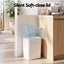 Artiss Rubbish Bin 12L 2-Pack Sensor Kitchen Automatic Motion Touchless White