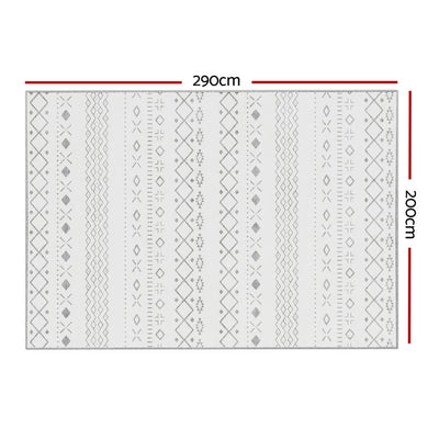 Artiss Rug 200x290cm Area Rug Washable Mat Large Carpet Soft Short Pile Una