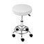 Artiss Salon Stool Round Swivel Chair White