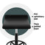 Artiss Salon Stool Square Swivel Chair Black