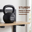 Artiss Set of 2 Floating Wall Shelf 2-Tier Wall-Mounted Display Ledge Wood & Metal