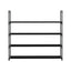 Artiss Shoe Rack 4-tier 16 Pairs Stackable Black