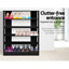 Artiss Shoe Rack Cabinet 30 Pairs 6-Tier Shelf Black
