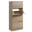 Artiss Shoe Rack Cabinet 60 Pairs 4 Doors - Wood