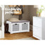 Artiss Shoe Rack Cabinet Bench White Caye