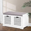 Artiss Shoe Rack Cabinet Bench White Caye