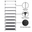 Artiss Shoe Rack Cabinet Removable Cover 10 tier Black