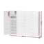 Artiss Shoe Rack DIY 16 Storage Cube Stackable White