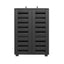 Artiss Shoe Rack Storage Cabinet 20 Pairs 5-tier Black Alster