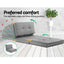 Artiss Single Sofa Bed and Side Table Set, Adjustable Recliner Narrow End Table