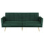 Artiss Sofa Bed 3 Seater Couch Convertible Lounge Adjustable Arm Recliner Velvet