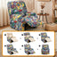 Artiss Split Stretch Recliner Chair Cover, Printed Non Slip Slipcover