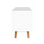 Artiss TV Cabinet Entertainment Unit 120cm Wood White Gino