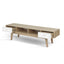 Artiss TV Cabinet Entertainment Unit 180cm Oak White Gary