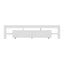 Artiss TV Cabinet Entertainment Unit Stand RGB LED Gloss Furniture 200cm White