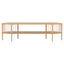 Artiss TV Unit Entertainment Unit Storage Shelf 148cm Pine