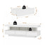 Artiss TV Unit LED 160CM Storage Drawer White