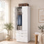 Artiss Wardrobe Cabinet Bedroom Clothes Storage Organiser Cupboard 3 Drawers Shelf Hanging Rod