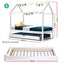 Artiss Wooden Bed Frame Single Size Mattress Base Pine Timber Platform White HOLY