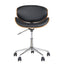 Artiss Wooden Office Chair Leather Seat Black