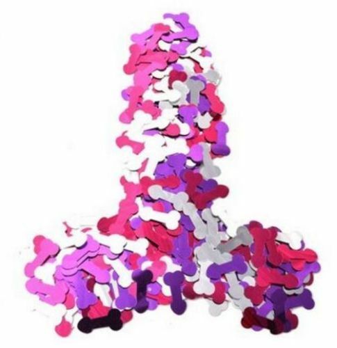 Assorted Colours: Confetti Penis Hens Night Party Willy Bachelorette Decoration