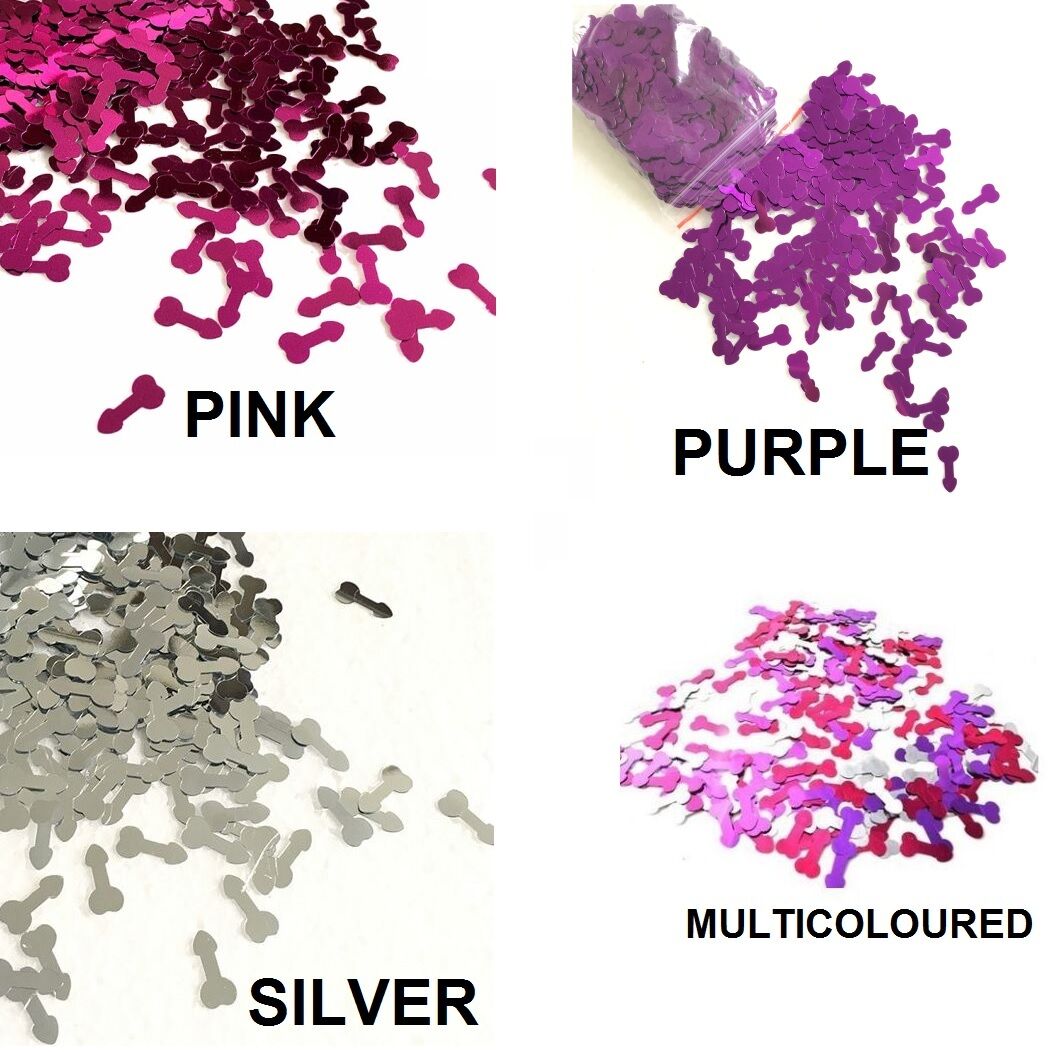 Assorted Colours: Confetti Penis Hens Night Party Willy Bachelorette Decoration