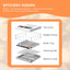 Automatic 130 Egg Incubator - Electric Digital Turning Chicken Quail Duck Hatching