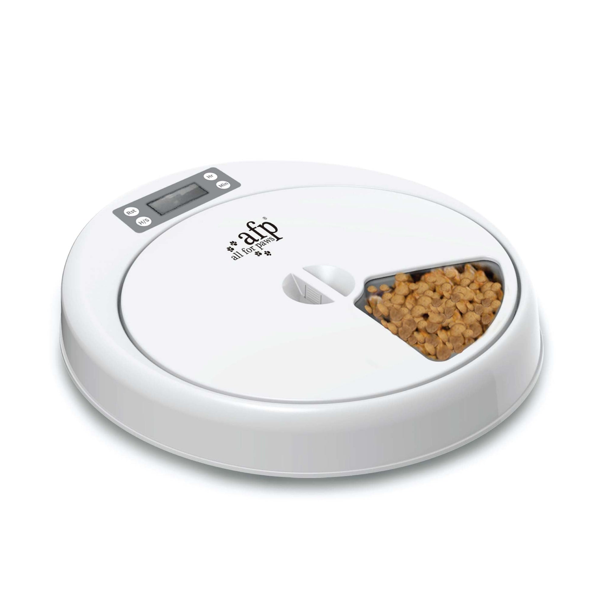 Automatic 5 Meal Pet Timed Feeder - Dog Cat Feeding Timer Food Dispenser Bowl
