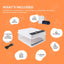 Automatic 70 Egg Incubator - Electric Digital Turning Chicken Quail Duck Hatching