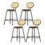 Artiss 4x Bar Stools PU Leather Stools Brown