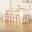 Artiss 4x Bar Stools Kitchen Chairs Wooden Nature