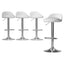 Artiss 4x Bar Stools PU Leather Gas Lift White