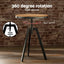 Artiss Bar Table and Stools Set Dining Desk Industrial Kitchen Chairs Cafe Pub
