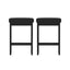 2x Artiss Metal Bar Stools PU Seat Dining Counter Chairs