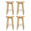 Artiss 4x Bar Stools Bamboo Rattan Stool Counter Chair Kitchen Barstools