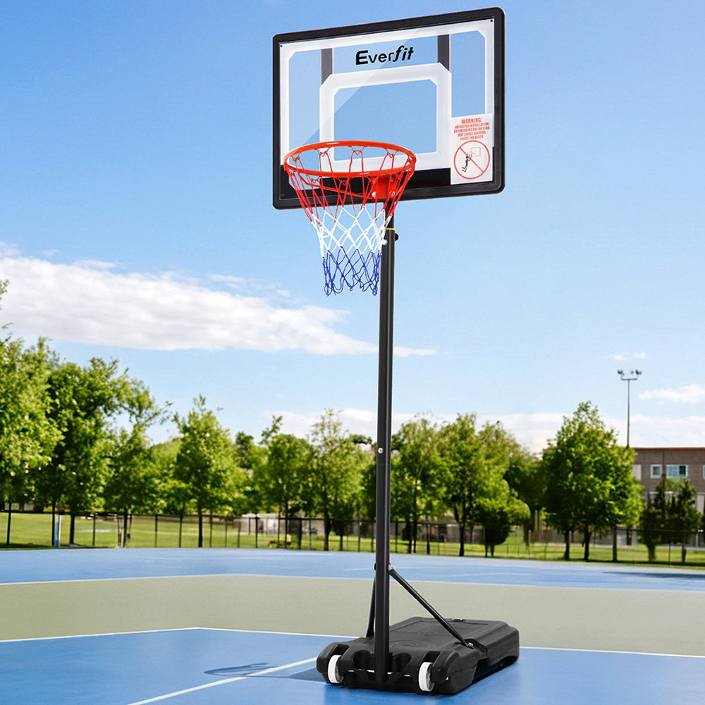 Everfit Adjustable Portable Basketball Stand Hoop System Rim