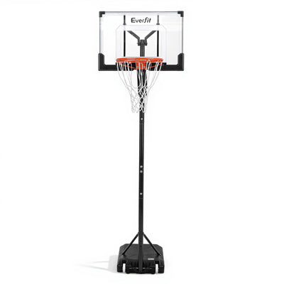 Everfit Portable Basketball Hoop Adjustable Pool Goal System Backyard 1.05M-2.1M