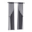 Artiss 2X 132x304cm Blockout Sheer Curtains Charcoal