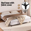 Artiss Bed Frame King Size Metal Grey MASON