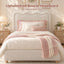 Artiss Boucle Bed Head Double Size Upholstered Wavy Headboard Beige