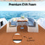 Seamanship EVA Foam Boat Flooring Mat Decking Sheet 240x90x0.6cm Dark Brown