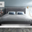 Artiss Neo Bed Frame Fabric - Grey Queen