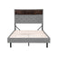 Artiss Bed Frame King Single Size LED Mattress Base Platform with Storage Shelf Hidden Storage Box Grey