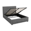 Artiss Bed Frame Double Size Gas Lift Grey TIYO